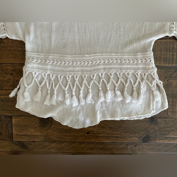 Anthropologie Tassel Pullover Top - Size small - Picture 5 of 5